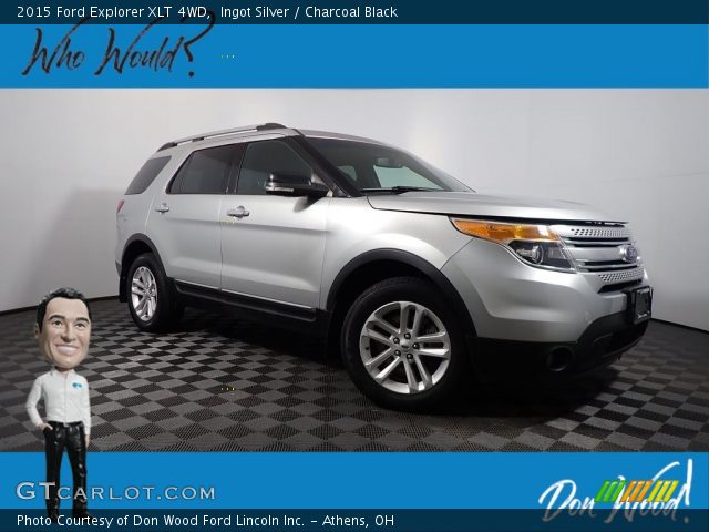 2015 Ford Explorer XLT 4WD in Ingot Silver