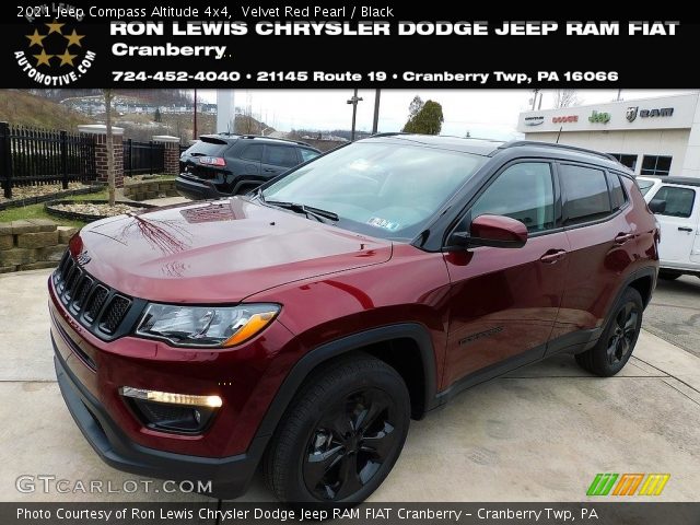 2021 Jeep Compass Altitude 4x4 in Velvet Red Pearl