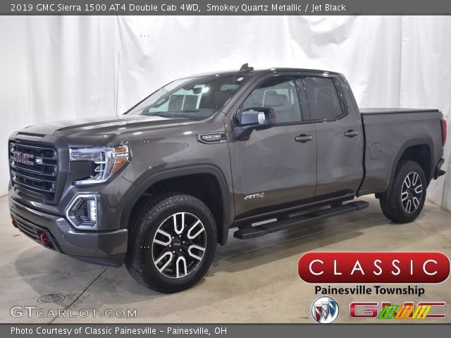 2019 GMC Sierra 1500 AT4 Double Cab 4WD in Smokey Quartz Metallic