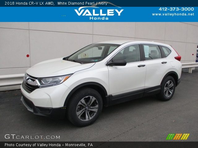 2018 Honda CR-V LX AWD in White Diamond Pearl