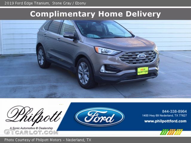 2019 Ford Edge Titanium in Stone Gray