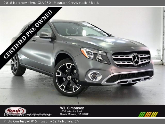 2018 Mercedes-Benz GLA 250 in Mountain Grey Metallic