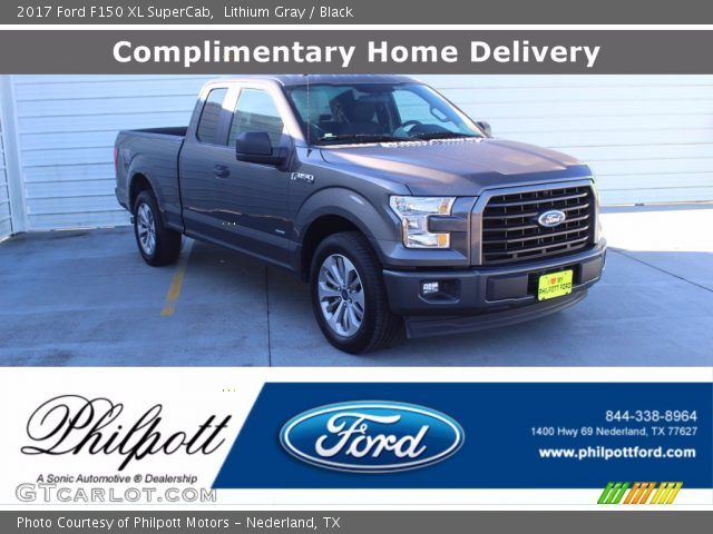 2017 Ford F150 XL SuperCab in Lithium Gray