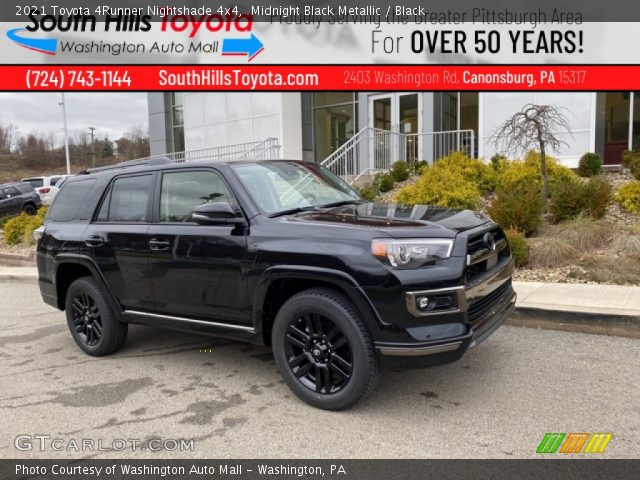 2021 Toyota 4Runner Nightshade 4x4 in Midnight Black Metallic