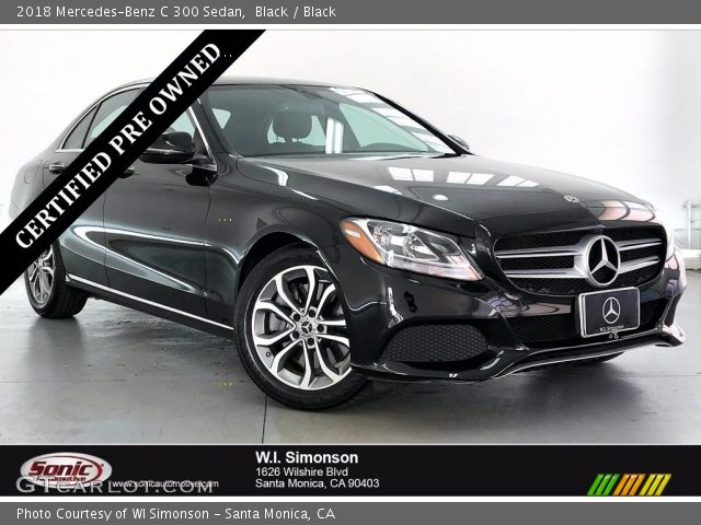2018 Mercedes-Benz C 300 Sedan in Black