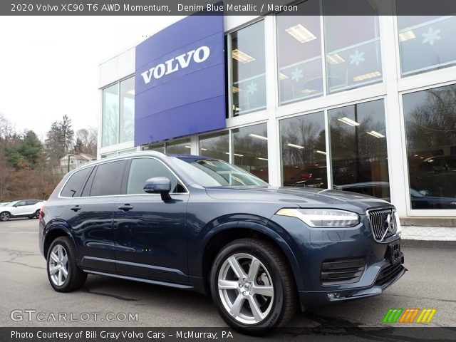 2020 Volvo XC90 T6 AWD Momentum in Denim Blue Metallic