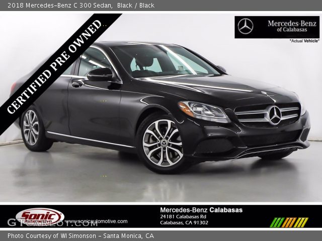 2018 Mercedes-Benz C 300 Sedan in Black