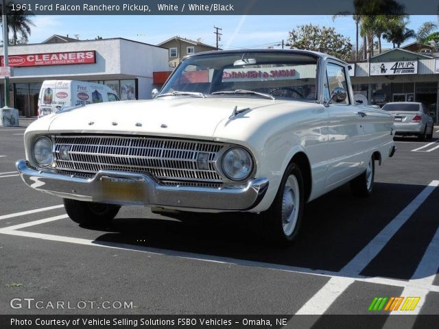 1961 Ford Falcon Ranchero Pickup in White