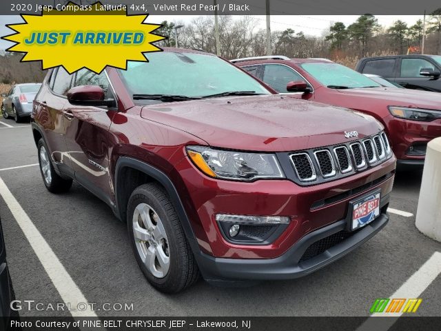 2020 Jeep Compass Latitude 4x4 in Velvet Red Pearl