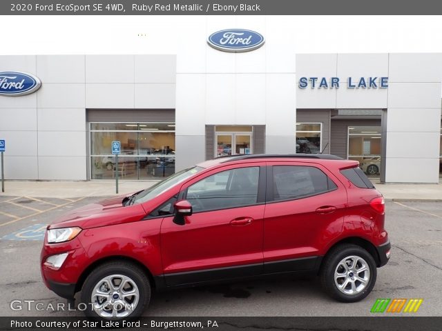 2020 Ford EcoSport SE 4WD in Ruby Red Metallic