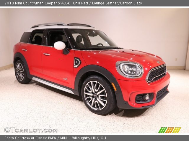 2018 Mini Countryman Cooper S ALL4 in Chili Red