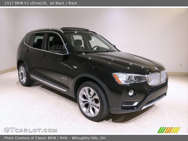 2017 BMW X3 xDrive28i in Jet Black