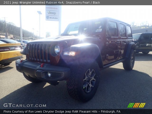 2021 Jeep Wrangler Unlimited Rubicon 4x4 in Snazzberry Pearl