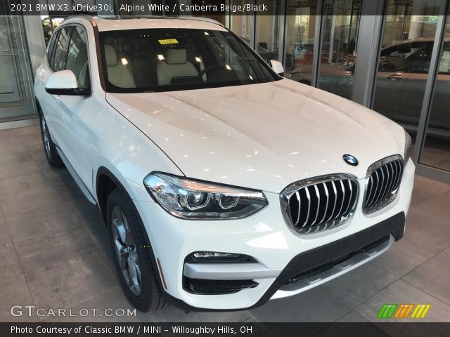 2021 BMW X3 xDrive30i in Alpine White