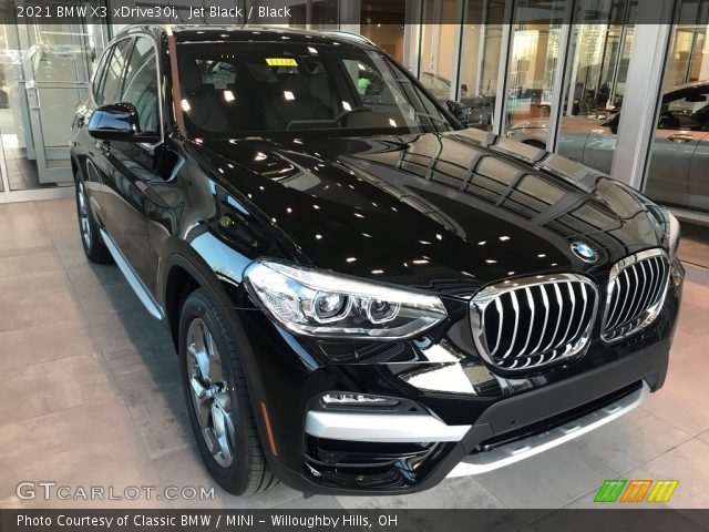 2021 BMW X3 xDrive30i in Jet Black