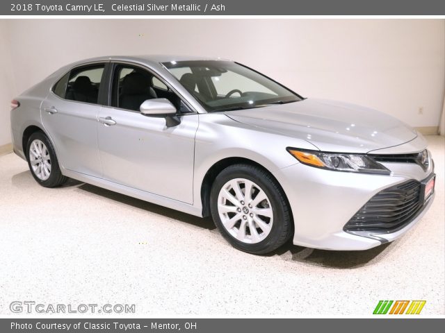 2018 Toyota Camry LE in Celestial Silver Metallic