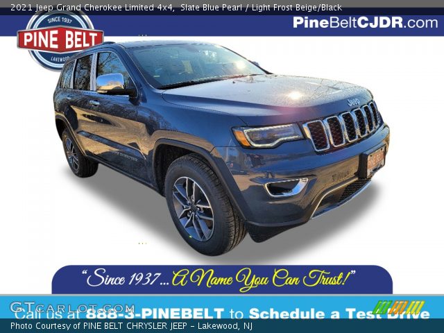 2021 Jeep Grand Cherokee Limited 4x4 in Slate Blue Pearl