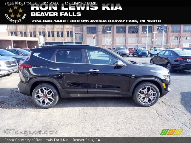 2021 Kia Seltos SX Turbo AWD in Black Cherry