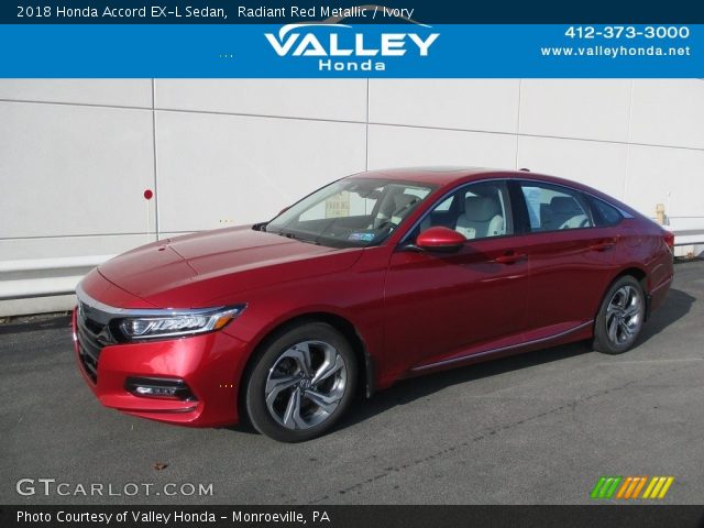 2018 Honda Accord EX-L Sedan in Radiant Red Metallic
