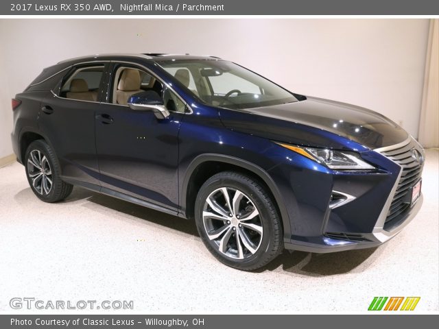 2017 Lexus RX 350 AWD in Nightfall Mica