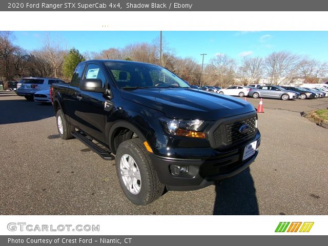 2020 Ford Ranger STX SuperCab 4x4 in Shadow Black
