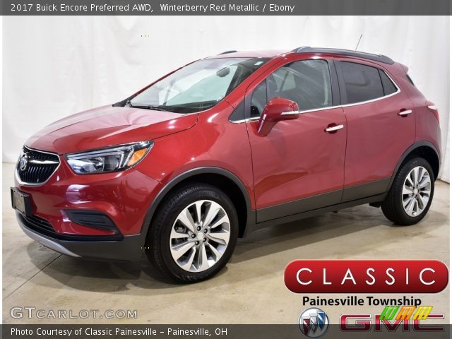 2017 Buick Encore Preferred AWD in Winterberry Red Metallic
