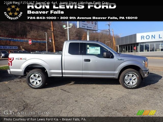 2020 Ford F150 XLT SuperCab 4x4 in Iconic Silver