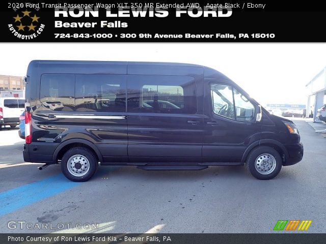 2020 Ford Transit Passenger Wagon XLT 350 MR Extended AWD in Agate Black