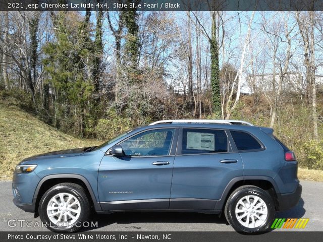 2021 Jeep Cherokee Latitude 4x4 in Slate Blue Pearl