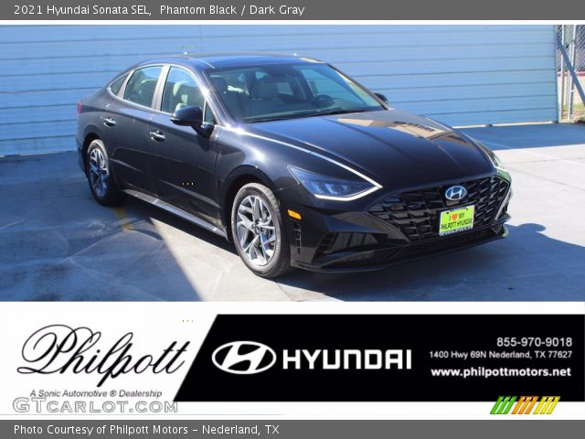 2021 Hyundai Sonata SEL in Phantom Black