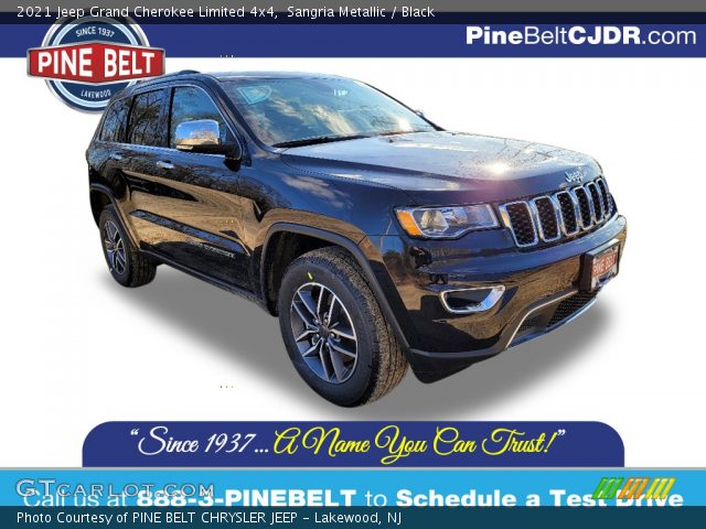 2021 Jeep Grand Cherokee Limited 4x4 in Sangria Metallic