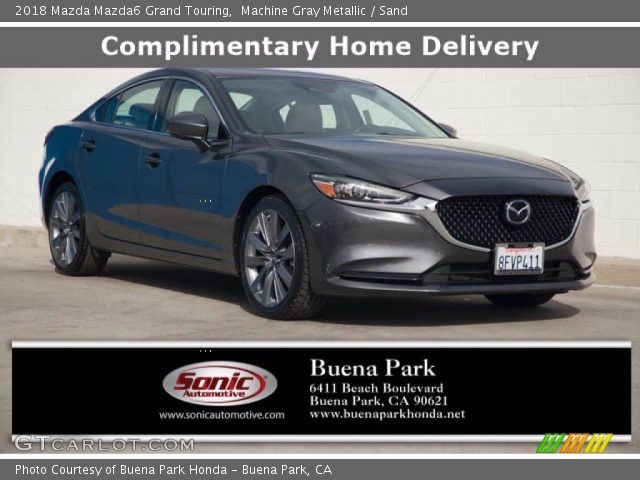 2018 Mazda Mazda6 Grand Touring in Machine Gray Metallic