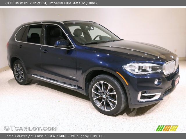 2018 BMW X5 xDrive35i in Imperial Blue Metallic