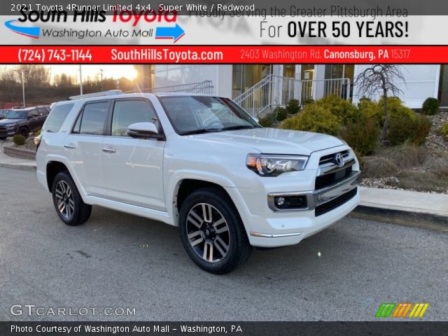 2021 Toyota 4Runner Limited 4x4 in Super White