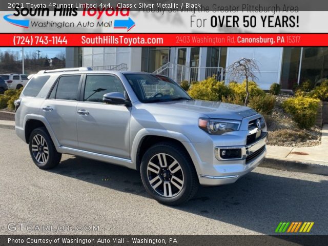 2021 Toyota 4Runner Limited 4x4 in Classic Silver Metallic