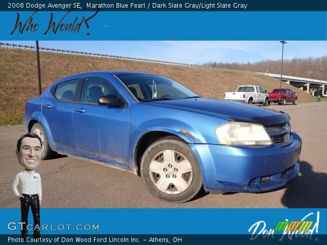 2008 Dodge Avenger SE in Marathon Blue Pearl