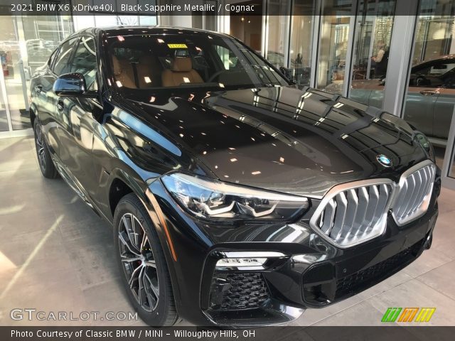 2021 BMW X6 xDrive40i in Black Sapphire Metallic