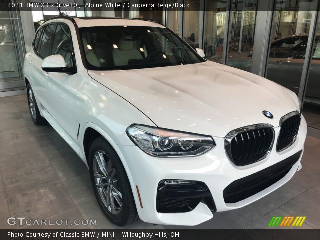 2021 BMW X3 xDrive30i in Alpine White