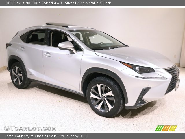 2018 Lexus NX 300h Hybrid AWD in Silver Lining Metallic