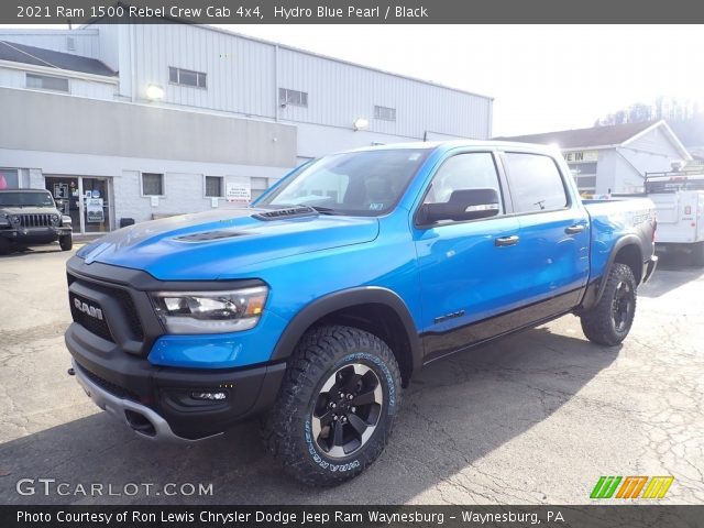 2021 Ram 1500 Rebel Crew Cab 4x4 in Hydro Blue Pearl