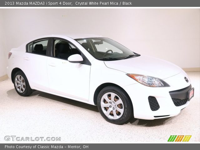 2013 Mazda MAZDA3 i Sport 4 Door in Crystal White Pearl Mica