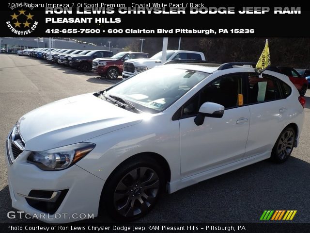 2016 Subaru Impreza 2.0i Sport Premium in Crystal White Pearl