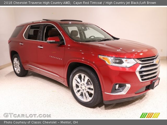 2018 Chevrolet Traverse High Country AWD in Cajun Red Tintcoat
