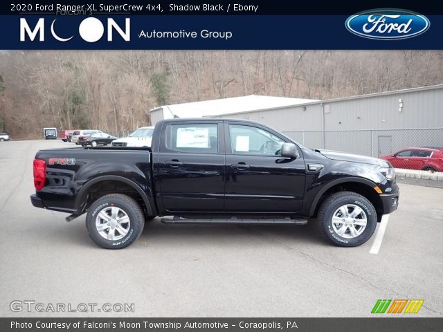 2020 Ford Ranger XL SuperCrew 4x4 in Shadow Black