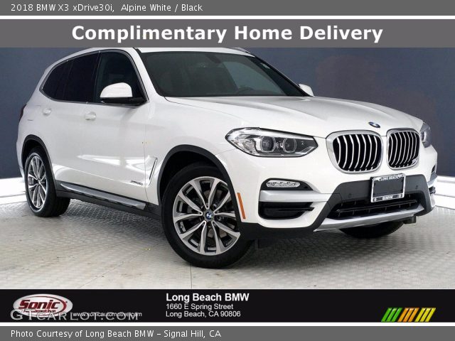 2018 BMW X3 xDrive30i in Alpine White