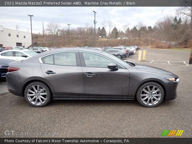 2021 Mazda Mazda3 Preferred Sedan AWD in Machine Gray Metallic