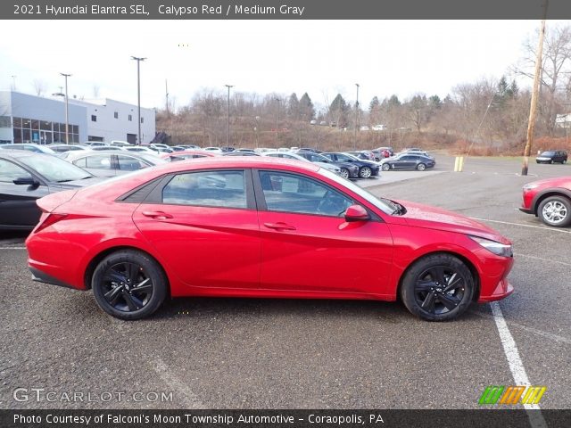 2021 Hyundai Elantra SEL in Calypso Red