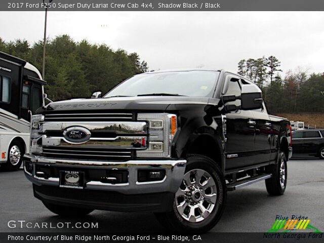 2017 Ford F250 Super Duty Lariat Crew Cab 4x4 in Shadow Black