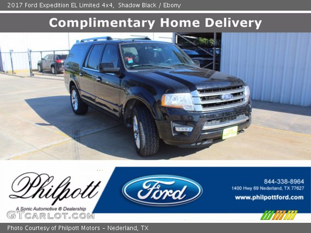 2017 Ford Expedition EL Limited 4x4 in Shadow Black