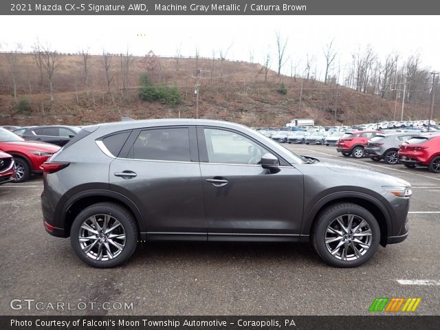 2021 Mazda CX-5 Signature AWD in Machine Gray Metallic